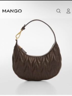Mango Quilted Shoulder Bag